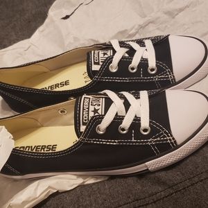 Converse ballet lace up shoes